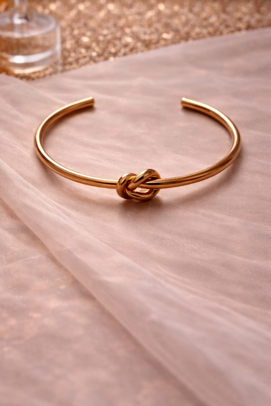 Infinity Knot Gold Bracelet