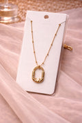 Aurelia Stone-Detailed Pendant Necklace